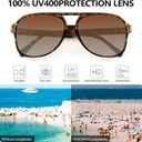 YDAOWKN Retro Aviator Sunglasses for Women Mens Large Frame Classic Vintage 70s Sun Glasses Aviators
