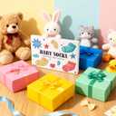 Henland-Jump 6 Pairs Toddler Ruffle Socks for Girls - Baby Grip Socks with Non-Slip, Cute Grippy Frilly Design (3-5T, Multicolor)