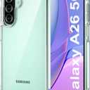 GOLDJU for Samsung Galaxy A26 5G Phone Case, Military Grade for Samsung A17 5G Case, [Anti-Yellowing] Heavy Duty Rugged Shockproof Protective Slim Phone Cover for Galaxy A26 / A17, Clear