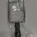 Cat Litter Scooper with Holder,Sturdy Litter Cleaner Corner Shovel,Stainless Steel Mesh Litter Scoop,Easy to Clean,Non-Slip Handle,Suitable for All cat Litter
