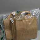 COGLARING 150Pcs Brown Kraft Paper Bags with Handles - Bulk Assorted Sizes for Retail, Takeout, Bakery & Party Favors | Durable Shopping & Gift Bags for Merchandise, Small Business