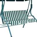 GORGECRAFT Garden Seat Cover for Rocking Chair 51"x18"x3" Patio Porch Swing Seat Cover Replacement 600D Thickened Oxford Swings Chair Bench Waterproof Porch Swings Cushion for Outdoor Yard