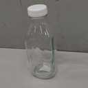 Fox Run Glass Classic Milk Bottle With Lid, 32 oz or 1 Quart Capacity