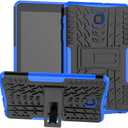 Maomi for Samsung Galaxy Tab A 8.0 inch Case 2018 Release (Model:SM-T387),Kickstand Heavy Duty Cover [Not fit 2017 Released SM-T380/T385] (Blue)