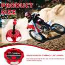 Dirt Bike Gas Cap, Motorcycle Gas Fuel Tank Cap with Breather Valve Universal CNC for CRF CR XR 50cc - 150cc RM KX KLX TTR SSR Apollo TAO TAO SDG Dirt Pit Bike Red