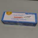 Vmaisi Adhesive Magnetic Cabinet Locks for Babies (8 Locks and 2 Keys)