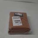 KEQIAOSUOCAI Blackout Linen Curtains 2 Panels Set 84 Inch Length 7 FT for Living Room Hook Belt Back Tab Drapes Southwest Decor Boho Mid Century Modern Curtains Burnt Orange for Bedroom W50 x L84