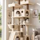 Globlazer Heavy Duty Cat Tree, 73in Tall Cat Tower, F73C, Beige