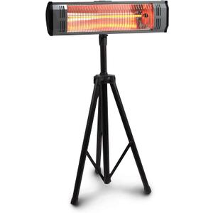 Heat Storm HS-1500-TT Infrared, 7 ft Cord, Tripod + Heater, Black