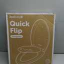 Jool Baby Quick Flip Toilet Seat with Built-in Potty & Splash Guard for Toddler Training, Slow Close (Elongated)