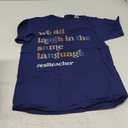 ESL Teacher ESOL Student Cute Retro Back To School First Day T-Shirt, (Blue, L)