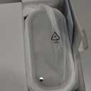 Ultrasonic Jewelry Cleaner, 48KHz Ultrasonic Cleaner Machine for Jewelry, Eyeglasses, Rings, Watch Strap, Dentures-Dual Cleaning Modes, 304 Stainless Steel Tank (White)