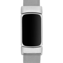WITHit Stainless Steel Mesh Band for Fitbit Charge 5, Silver