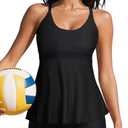 Century Star Tummy Control Tankini Swimsuits for Women 2025 Bathing Suit Two Piece Tankini Tops with Shorts Swimwear Size XL