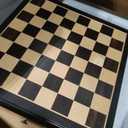 VAMSLOVE Wooden Chess Checkers Game Set 15.5" Large Size Board w/Storage Drawers, Weighted Chess Pieces - 2 Extra Queens 3" King, Gift for Birthday Housewarming Retirement - Black, 15.5" L x 15.5" W x 2.5" H