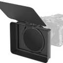 SmallRig Matte Box with Adjustable Clamp from 67mm - 82mm, with Lens Hood, Top Flag, CPL 1 & 2 Filters, for DSLR Mirrorless Cameras - 4411