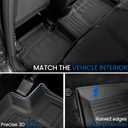 Floor Mats for Kia Sportage Hybrid 2026 2025 2024 2023(Not Fit PHEV & Gas), All Weather TPE Trunk Mat Cargo Liner with Backrest Mats & Door Sill Guards Car Mat Accessories