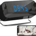 DJDAI WiFi Hidden Spy Camera - Mini Wireless Clock Camera with Motion Detection & Night Vision - Ideal for Home Security and Pet Surveillance