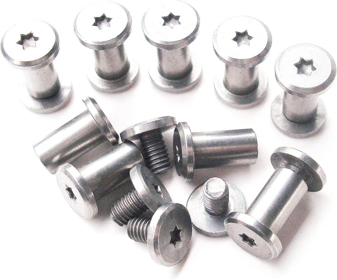 NC HAISDA Folding Knife Corby Bolts Pocket Knives Pivot Pins EDC Knifemakers Screw Fasteners Rivets DIY Knife Handle Studs Pack of 10 9mm NC HAISDA Folding Knife Corby Bolts Pocket Knives Pivot Pins EDC Knifemakers Screw Fasteners Rivets DIY Knife Handle Studs Pack of 10 9mm