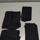 4 Pack Cotton Boy Shorts Underwear for Women Anti Chafing Shorts for Under Dresses Soft Boxers Panties (Black, S)