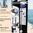 PT-2 Sailboat Rigging Tension Gauge, Aluminum Professional Hand-Free Force Gauge, Cable Tension Gauge for 3/16, 7/32, 1/4IN Cable Diameter, for Standing Rigging, Cable Rigs, Forestays, 2000 lbs