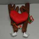 Hydencamm Rudolph Car Decoration with LED Lights, Car Antlers for Christmas with Window Sticker, Jingle Bells, Rudolph Nose  Car Reindeer Auto Holiday Accessories Decoration Kit for SUV Van Truck