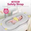 Baby Lounger for Newborn & Infant  Penguin Cozy | Quilted-Padding Center, Adjustable Safety Strap, 100% Cotton Cover, Washable Portable Infant Support Cushion by Sprinta