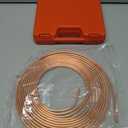 25 ft 3/16 Copper Coated Brake Line Kit (Includes 16 Fittings and 4 Unions Brake Line Fittings) + Double & Single Flaring Tool Kit