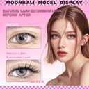 Wispy Lash Clusters Kit Natural Eyelash Extension Kit 10-16MM Manga Cluster Eyelash Extensions Kit Waterproof Lashes Clusters Glue 120Pcs Individual Lashes Handmade Versatile Eyelashes Clusters Kit
