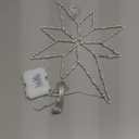 1 Pack 16" Large Christmas Window Light Decorations, LED Bethlehem Christmas Star Window Silhouette Lights with Timer, 8 Models, Iron Frame, Battery Operated Lighted Xmas Star Decors (Warm White)