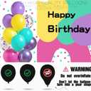 Pink Blue Purple Balloon Column Kit Set of 2,Balloon Column Stand with Base&Pole,Backdrop Decoration for Magic Theme Birthday,Wedding,Engagement,Baby Shower, Party, or Bachelorette Supplies(Hot Pink)