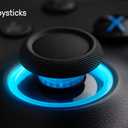 8Bitdo Ultimate 2 Wireless Gaming Controller with TMR Joysticks, Switchable Hall Effect/Tactile Triggers, 8Speed Wireless Tech, Charging Dock, RGB Fire Ring for PC & Android - Black