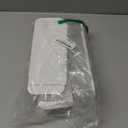 Cable Organizer Box with Lid, 3 Pcs Cable Cord Storage Organizer Box with 21 Wire Ties 54 Cable Labels, 7 Compartments Charger Organizer for Office Drawer Desk Accessories Case (White)