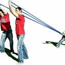 Water Balloons Launcher 500 Yard Toys 3 Person T Shirt Launcher Slingshot Water Ballons, The Heavy Duty Football Potato Launcher Giant Sling shots for Adults