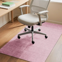 Durable Non-Slip Office Chair Mat for Hardwood Floors, 48"x36" Large Tile Floor Protector, Anti-Scratch Thick Heavy-Duty Recyclable Gliding Desk Mats for Computer Rolling Chairs, Pink
