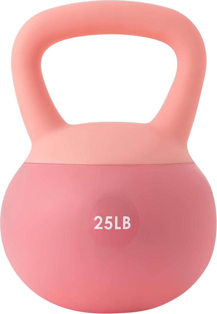 ALTLER Soft Kettlebell 25LBS Safe Strength Training Kettlebell Anti-Slip Grip Weight for Home Workouts and Men/Women/Beginners