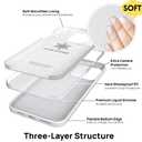 IceSword Compatible with iPhone 16 Case White, Silicone Phone Case Cover Slim Thin Protective, Soft Neutral Premium Gel Anti Scratch Men Women Minimalist [Shockproof] 6.1 inch iP16 - White