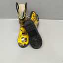 Lone Cone Kids Rain Boots for Girls & Boys – Waterproof Natural Rubber Toddler Rain Boots with Non-Slip Outsole & Easy Pull Handles – Solid, Pattern & Glitter Designs Size 9 17.4 Cm Yellow