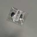 Ruihfas Bridal Wedding Shoes Dress Hat Accessories Fashion Rhinestones Crystal Shoe Clips 2 Pcs (Black)