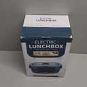 Electric Lunch Box Food Heater 80W Heated Lunch Box for Adults 12V 24V 110V 220V Portable Food Warmer LunchBox Lonchera Elctrica Porttil for Car Truck Work Driver Valentine's Gift for Men Women (Blue)