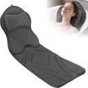 Full Body Bath Pillow for Tub Ergonomic Bathtub Pillow for Neck and Back Support,4D Mesh Bathtub Cushion with 10 Non-Slip Suction Cups (Gray)