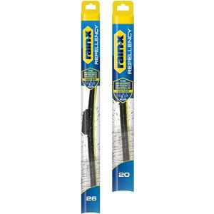Rain-X 810352 Repellency Water Repellent Wiper Blades, 26" & 20" (2 Pack)