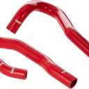 Mishimoto MMHOSE-CIV-06RD Silicone Radiator Hose Kit Compatible With Honda Civic 2006-2011 Red