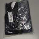 Men's Fit Casual One Button Blazer Jacket (Black, S)