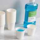 TashiBox 3 oz white paper bath cups, 200 count