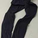 Lands' End Women's Starfish Mid Rise Knit Leggings (X-Small Petite, Black)