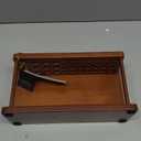 MEEDEN PRO Paint Brush Holder - Wooden Paints Brush Organizer - Paint Brushes Holder for Artist - Art Supply Storage for Desk, Arts and Crafts (1 Tier)