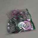 20 Pcs Winter Snowflake Hanging Swirls Decorations - Winter Hanging Ceiling Streamers Pink Silver Glitter Snowflakes Garland for Christmas Winter Wonderland Frozen Birthday Baby Shower Party Supplies