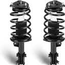 Front Complete Shock Absorber Compatible with Hyundai Accent/KIA Rio (Not for BASE Medels)2006-2011, Struts Assembly w/Coil Spring, Replace for 172298 172297, 2Pcs