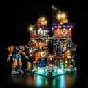 LED Lighting Compatible with LEGO NINJAGO City Workshops 71837，Light Kit Compatible with LEGO 71837, NOT Included The Model Set - JUST Lights